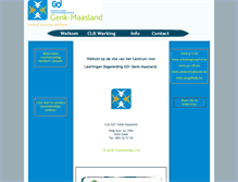 Tablet Screenshot of clb-genk-maasland.be